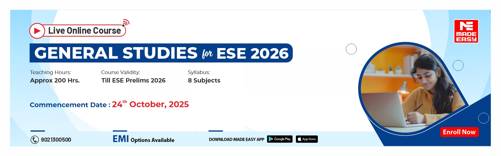 Live-Online ESE 2026 GS (8 Subjects)