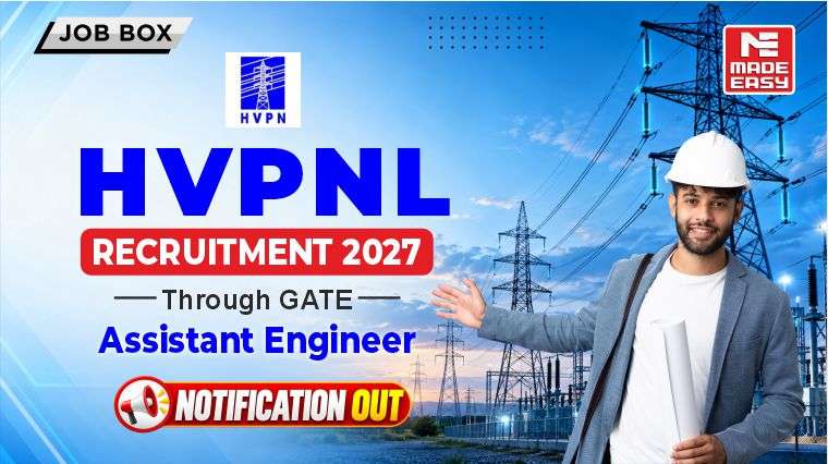 HVPNL Assistant Engineer Recruitment 2027 Through GATE Notification Out 1 HVPNL
