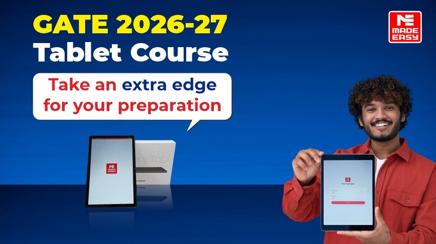 GATE 2026-2027 Tablet Course Take an extra edge for your preparation
