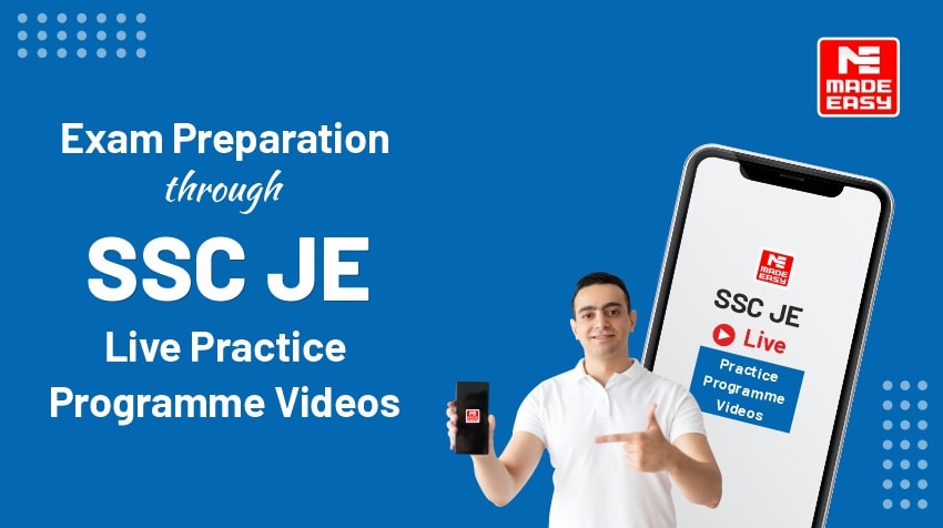 Exam preparation through SSC JE Live Practice Programme