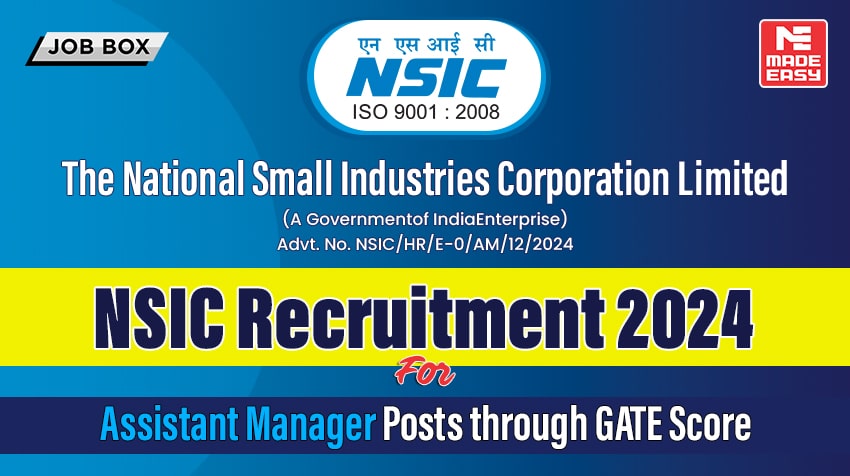 NSIC Recruitment 2024 for Assistant Manager via GATE Scorecard 1 NSIC Recruitment for Assistant Manager