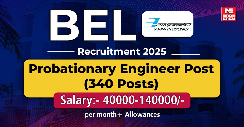 BEL India Probationary Engineer Recruitment 2025, Apply Online 1 BEL India Probationary Engineer Recruitment 2025
