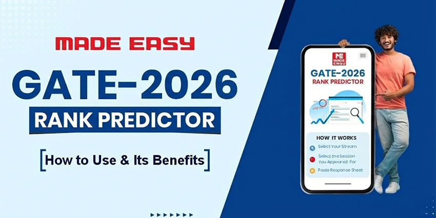 GATE 2026 Rank Predictor: How to Use & Its Benefits 1 GATE 2026 Rank Predictor: How to Use & Its Benefits