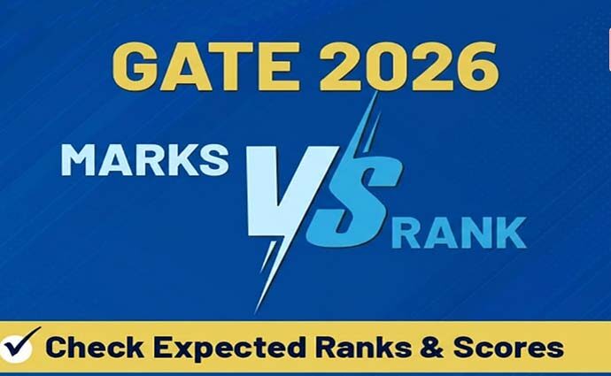 gate 2026 marks vs rank check expected ranks scores