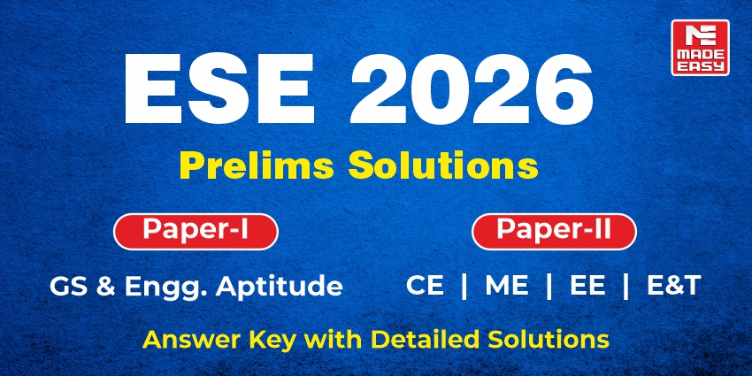 ESE 2026 Prelims Solutions