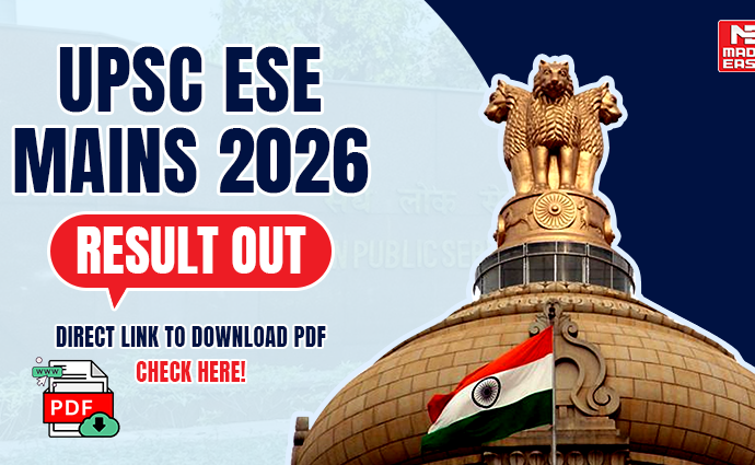 UPSC ESE Mains Result