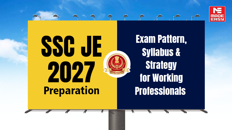 SSC JE 2027 Preparation: Exam Pattern, Syllabus & Strategy for Working Professionals 1 SSC JE
