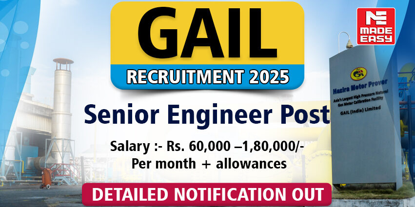 GAIL Recruitment 2025: Senior Engineer Posts