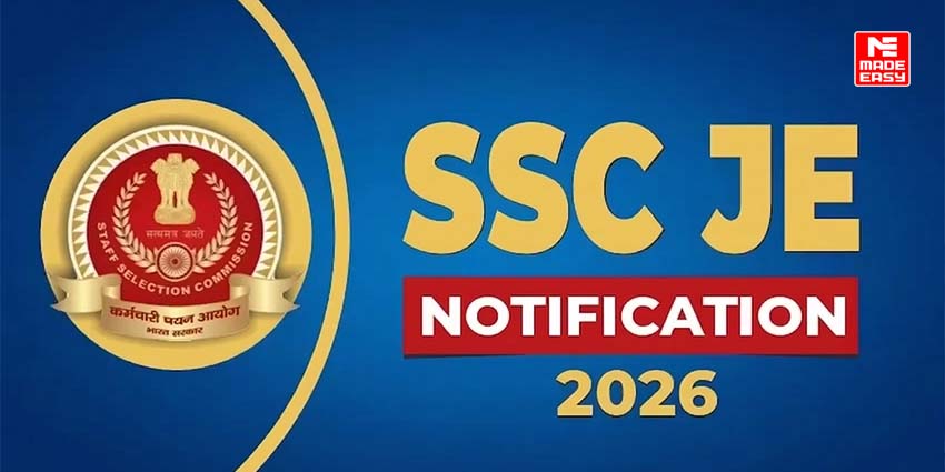 SSC JE 2026 Official Notification | Exam Date, Check Now
