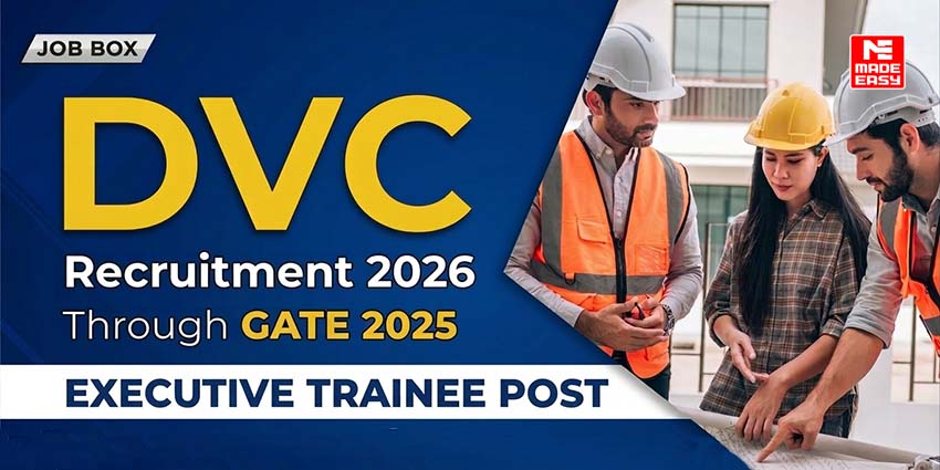 DVC Recruitment 2026 Through GATE 2025 Scorecard, Apply Now 1 DVC Recruitment 2026 Through GATE 2025 Scorecard, Apply Now
