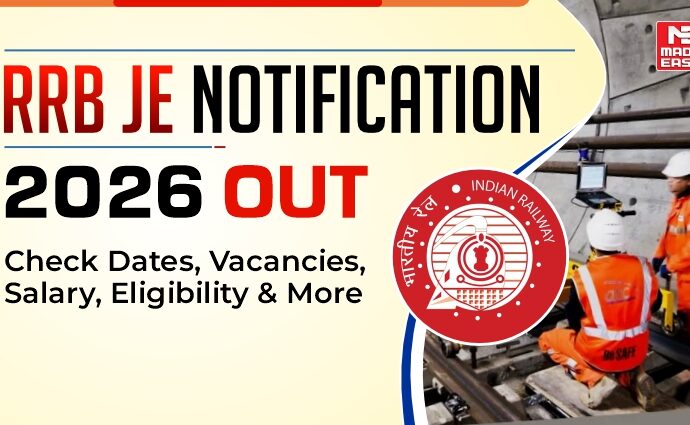 RRB JE Recruitment 2026