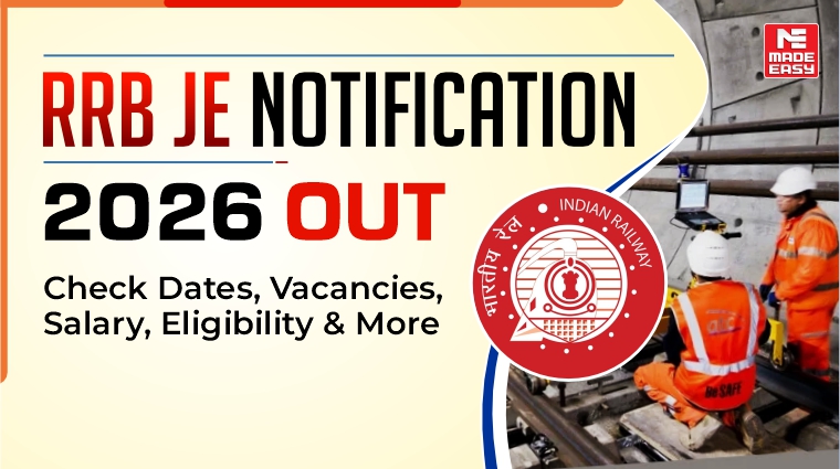 RRB JE Recruitment 2026