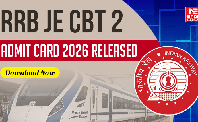 RRB JE CBT 2 Admit Card