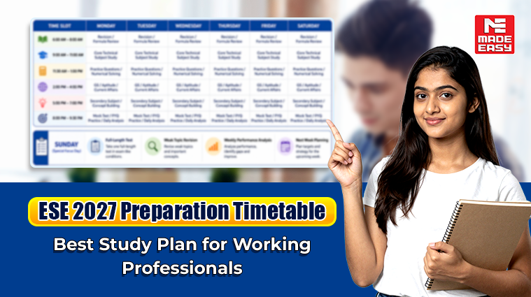 ESE 2027 Preparation Timetable - Best Study Plan for Working Professionals 1 ESE 2027