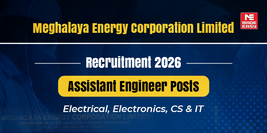MeECL Recruitment 2026 for Assistant Engineer Posts in Electrical, Electronics, CS & IT 1 MeECL Recruitment 2026 for Assistant Engineer Posts in Electrical, Electronics, CS & IT – Salary ₹83,000 - ₹1,96,100 + Allowances