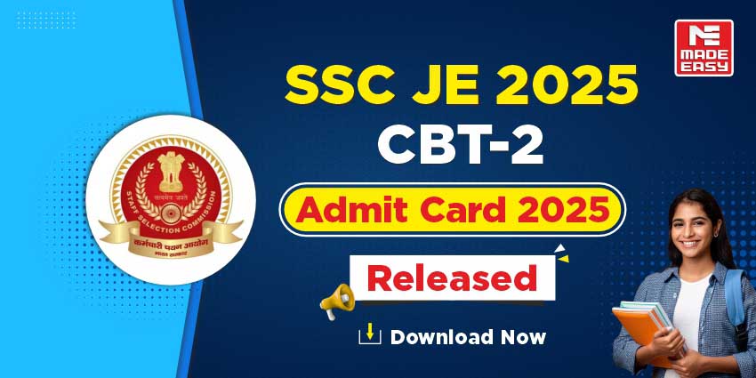ssc je admit card 2025 out