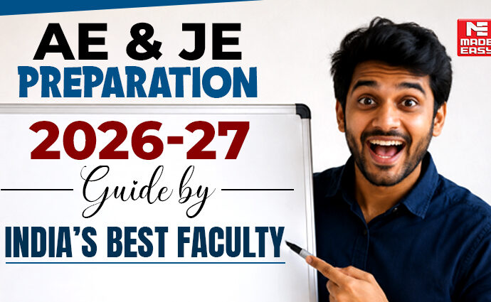 AE & JE Preparation 2026-27 guide by India's best faculty for Assistant Engineer and Junior Engineer exam preparation