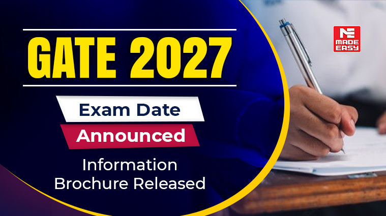 GATE 2027 Exam Date Announced