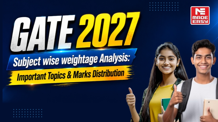 GATE 2027 Subject-Wise Weightage Analysis: Important Topics & Marks Distribution 1 GATE 2027