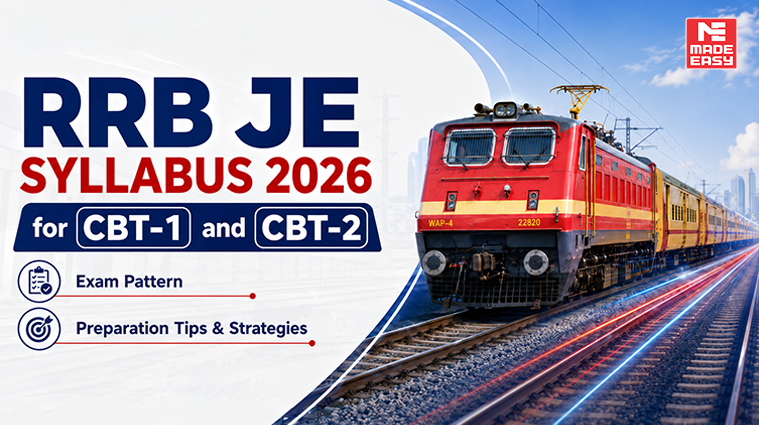 RRB JE Syllabus 2026 for CBT-1 and CBT-2: Exam Pattern, Preparation Tips & Strategies 1 RRB JE Syllabus