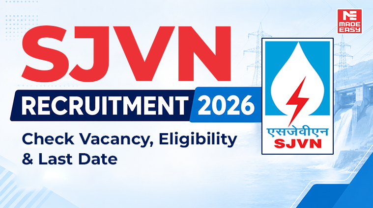 SJVN Recruitment 2026: Check Vacancy, Eligibility & Last Date 1 SJVN recruitment