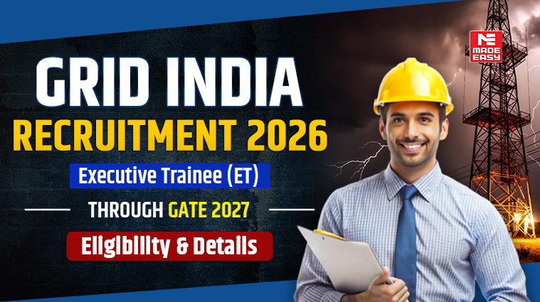 GRID INDIA ET Recruitment 2026 Through GATE 2027: Eligibility & Details 1 Grid india