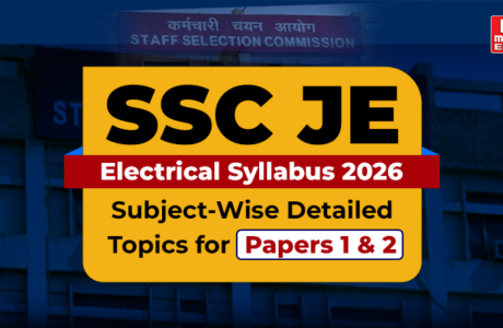 SSC JE Electrical Syllabus