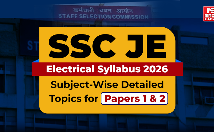 SSC JE Electrical Syllabus
