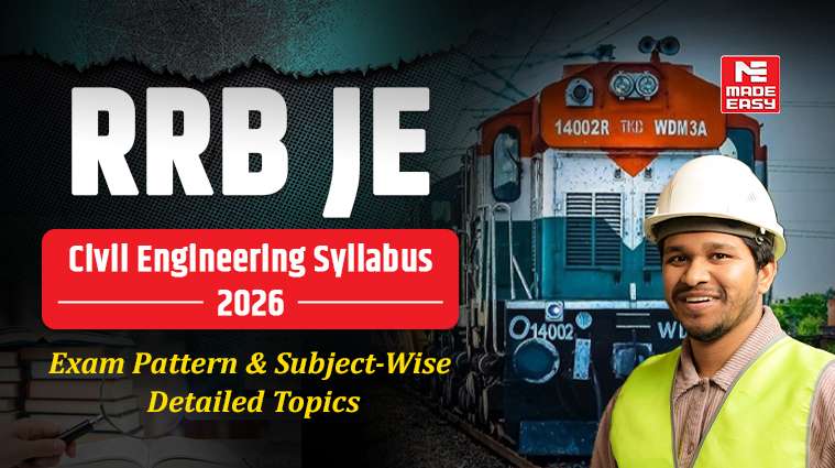 rrb je civil syllabus​