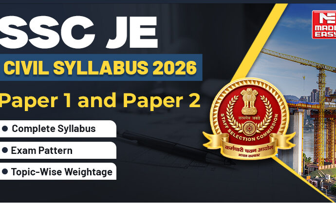 ssc je civil syllabus